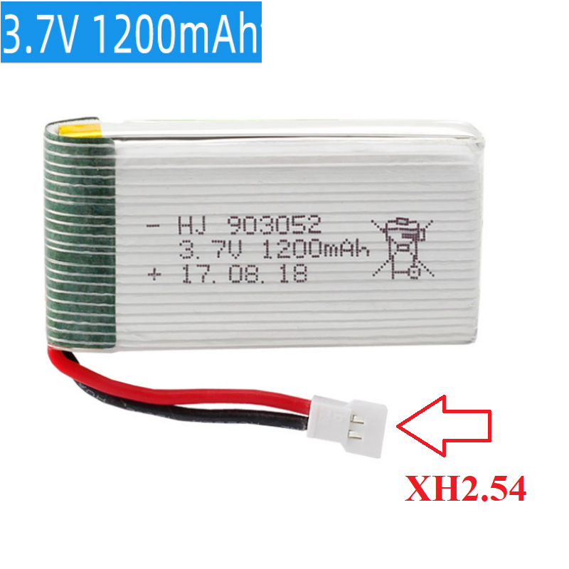 Pin 3.7V 1200mAh dùng cho máy bay điều khiển từ xa loại X5, X5S, X5C, X5SW