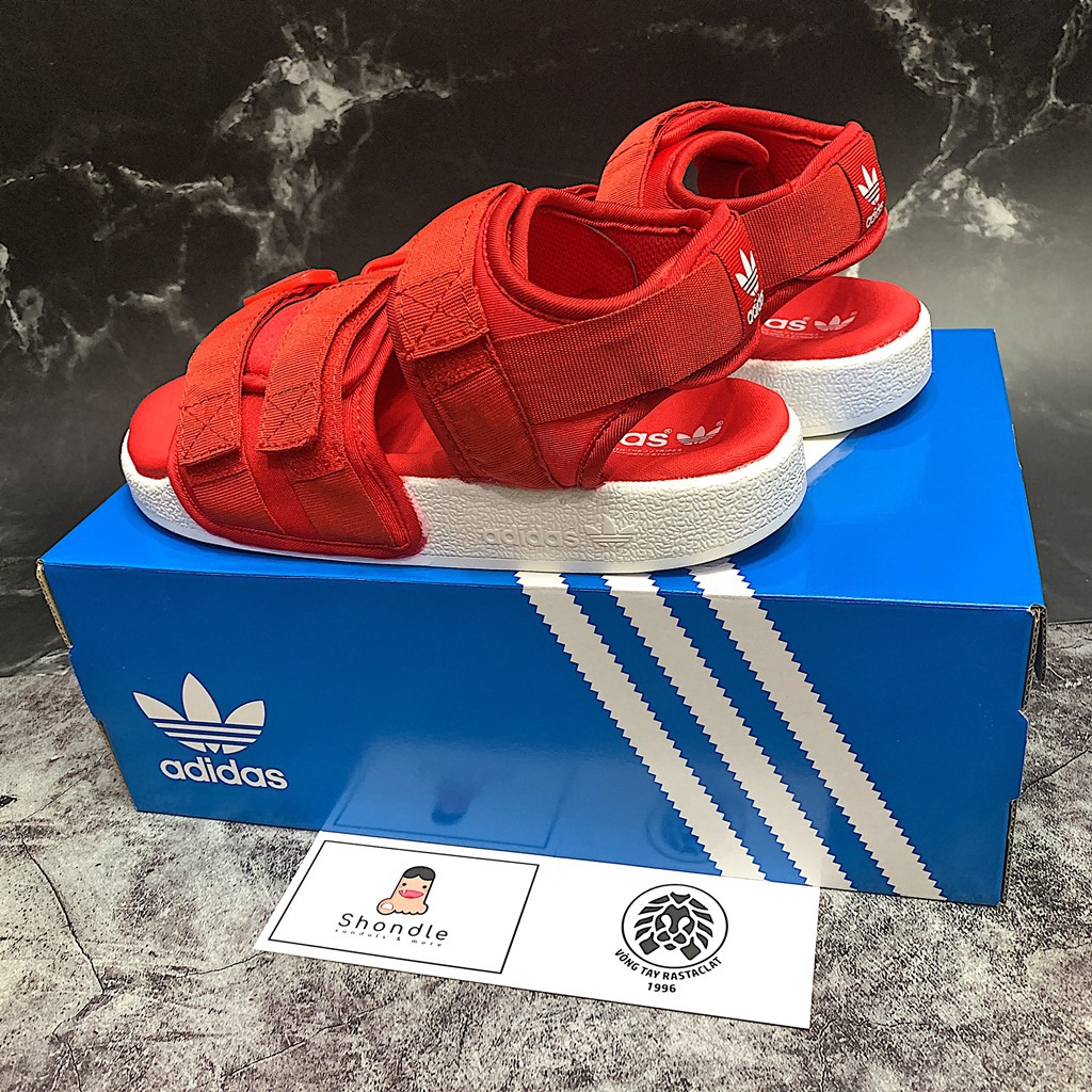 [Nhập Lazsohot2 - Giảm 40k/199k]Sandal Adis Adilette Red - Đỏ [Ảnh Thật]