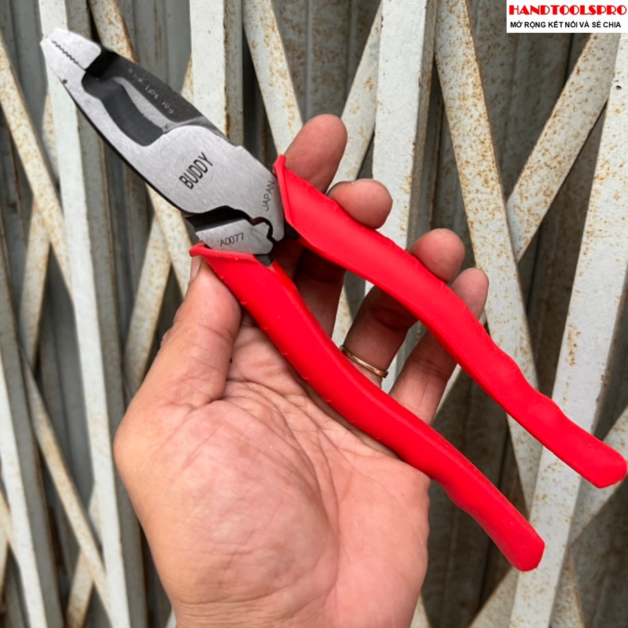 9″ Kìm bấm cắt dây điện cao cấp A0077 BUDDY
