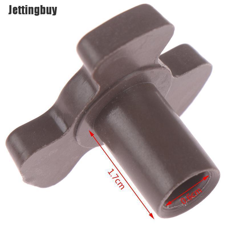 Jettingbuy 2Pcs 17mm Microwave Oven Turntable Roller Guide Support Coupler Tray Shaft