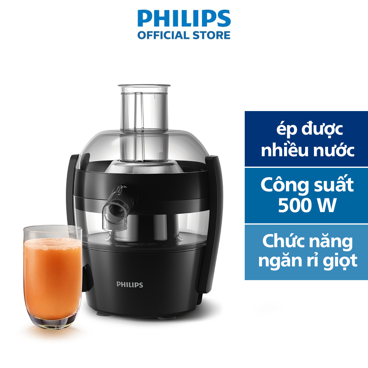 Máy Ep Trái Cây Philips HR1832/00 Hàng Phân Phối Chính Hãng Máy