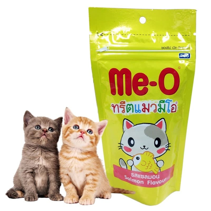 Bánh thưởng dạng hạt cho mèo ME-O 50g 3 vị (cá hồi, gà và trứng, tôm)