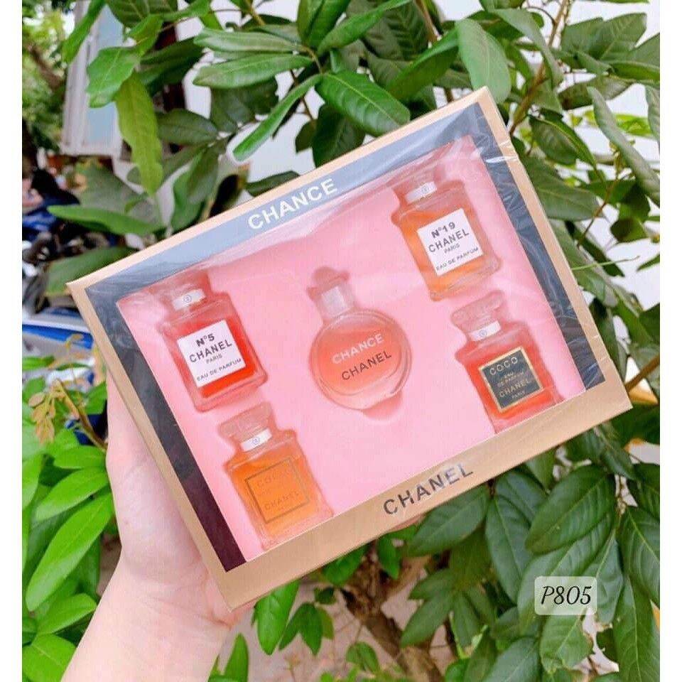 Sét nước hoa 5 chai mini xinh xắn