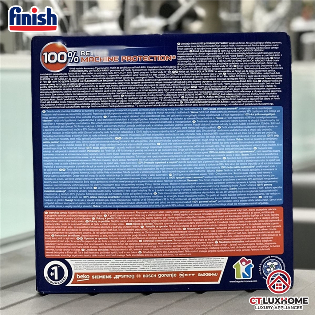 Muối rửa chén bát Finish 4,0kg