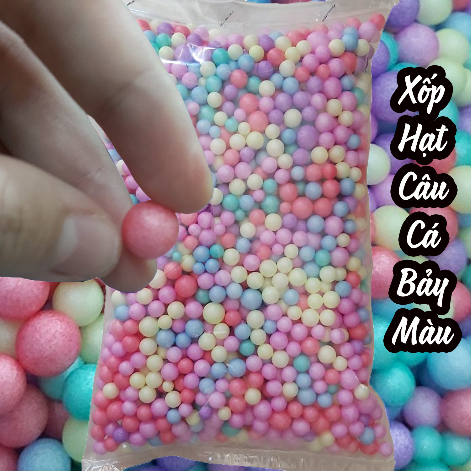Xốp Hạt Câu Cá, câu lancer (lăng xê) , trang trí hộp quà... - ĐỒ CÂU 24H