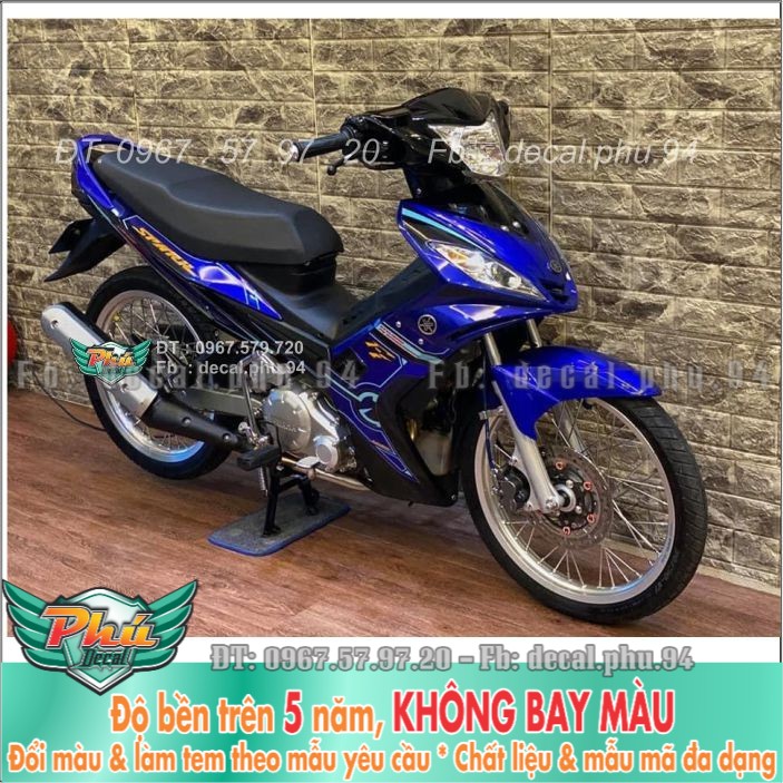 Tem rời exciter 135 2006 xanh đen spark -mã 3