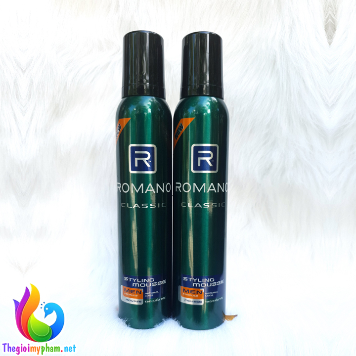 Mousse Tạo Kiểu Tóc Nam Romano Classic 175g