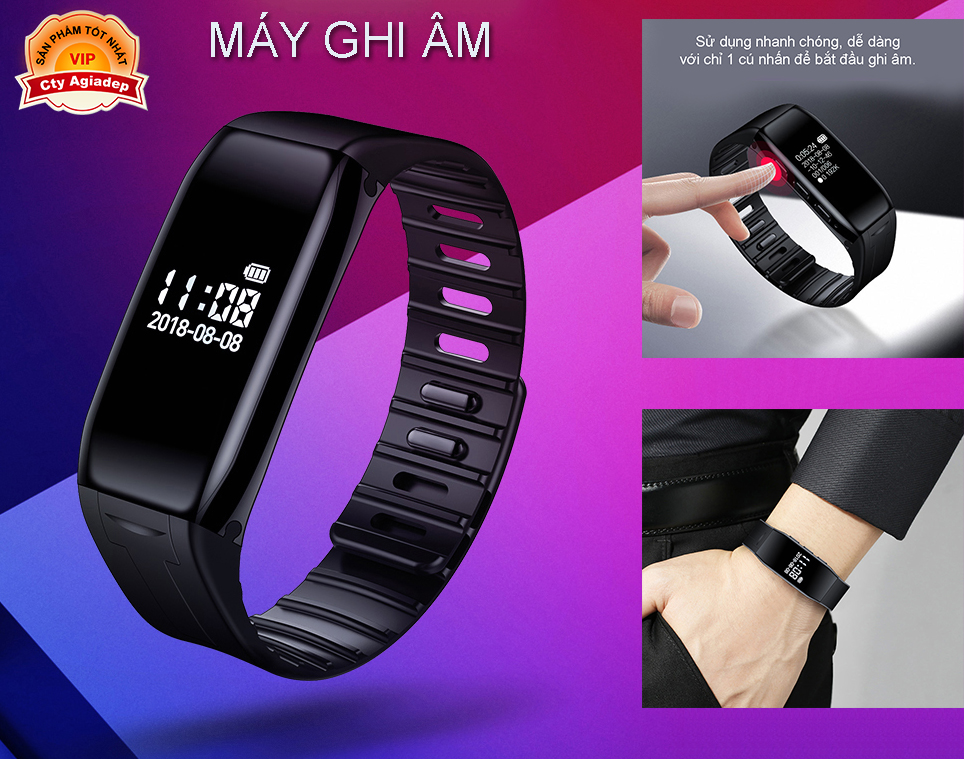 Máy ghi âm giấu kín dành cho nhà báo - hình đồng hồ