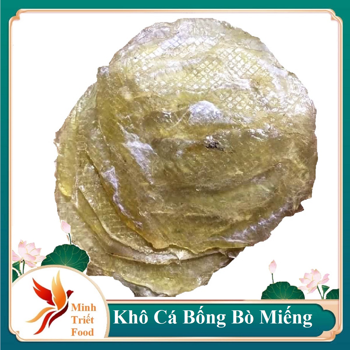 cá Bò khô - Khô cá Bò (cá bóng) ép miếng tròn, hàng chất lượng-Khô Cá Bống nướng thơm lừng dùng để ăn cơm hay lai rai chút bia với chiến hữu đều ngon.
