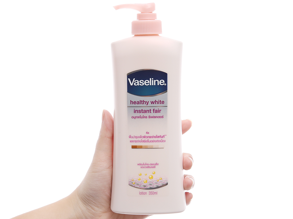 [HCM]Sữa dưỡng thể trắng da Vaseline (350ml) - SÁNG DA TỨC THÌ