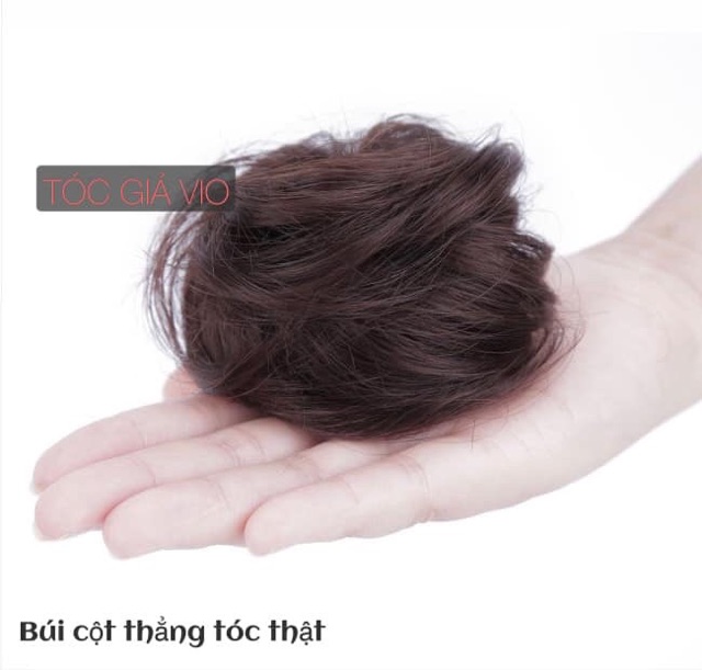 Tóc Cột Búi Thẳng||Tóc Thật 100%