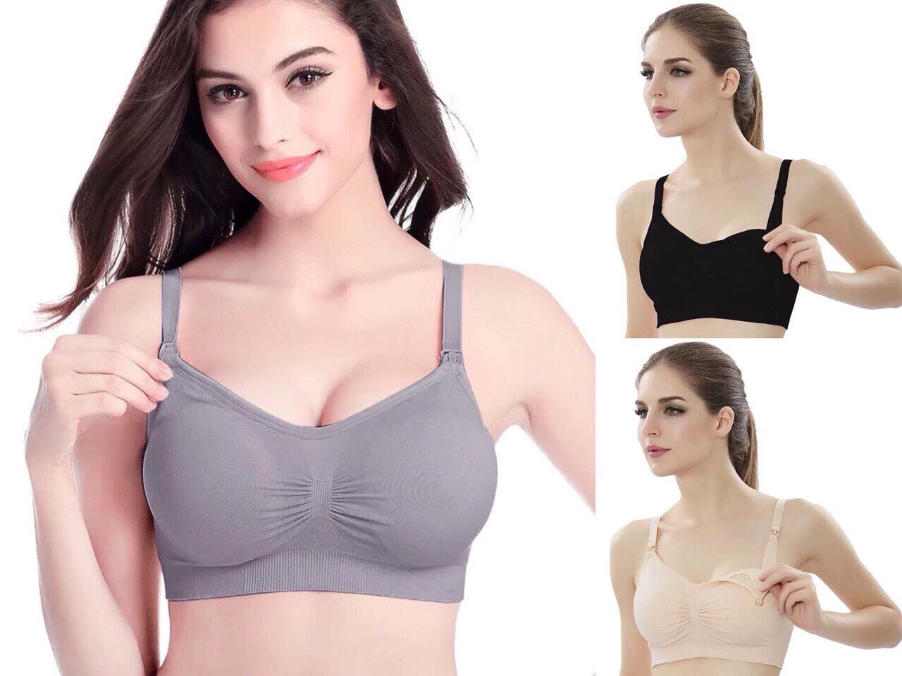 Áo lót cho con bú cài trước Ms2020
