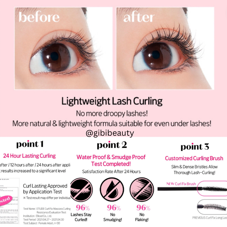 Mascara cong mi tự nhiên ETUDE HOUSE Curl Fix