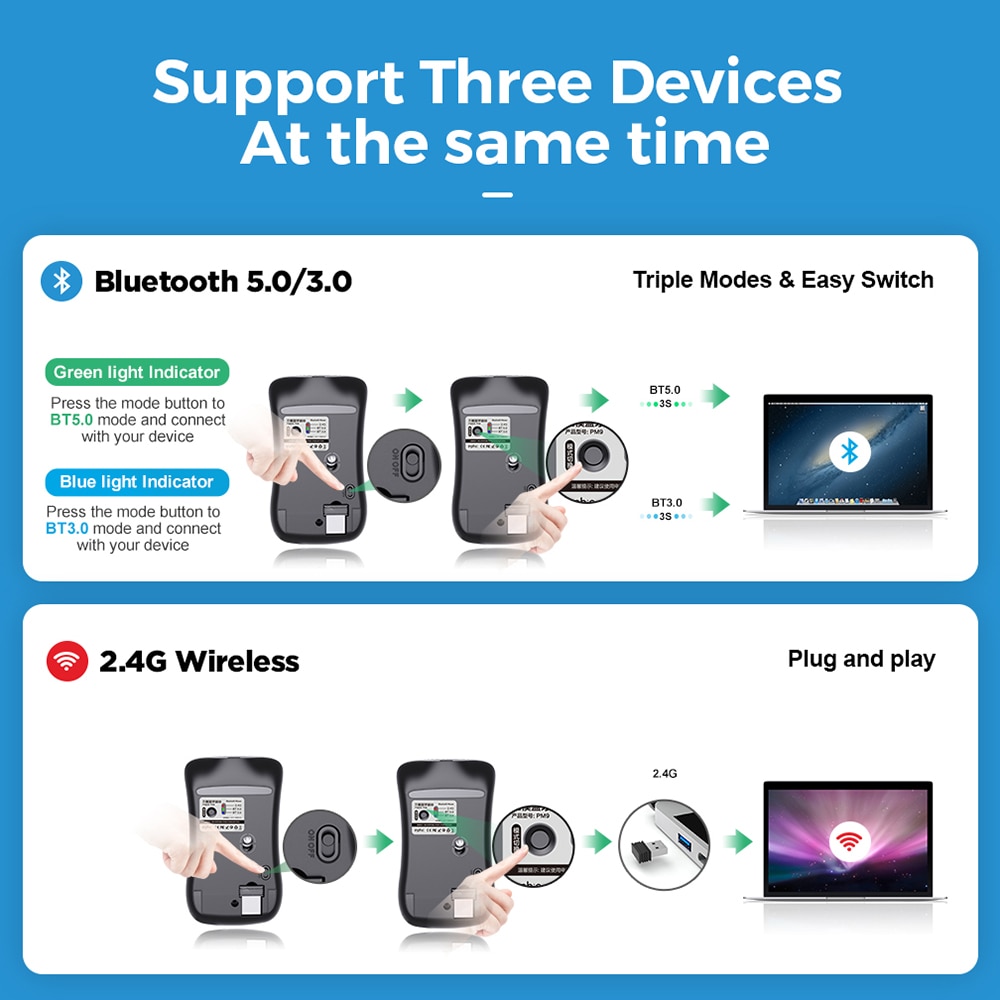 (GIÁ SÔC) Siêu phẩm Chuột bluetooth thương hiệu INPHIC