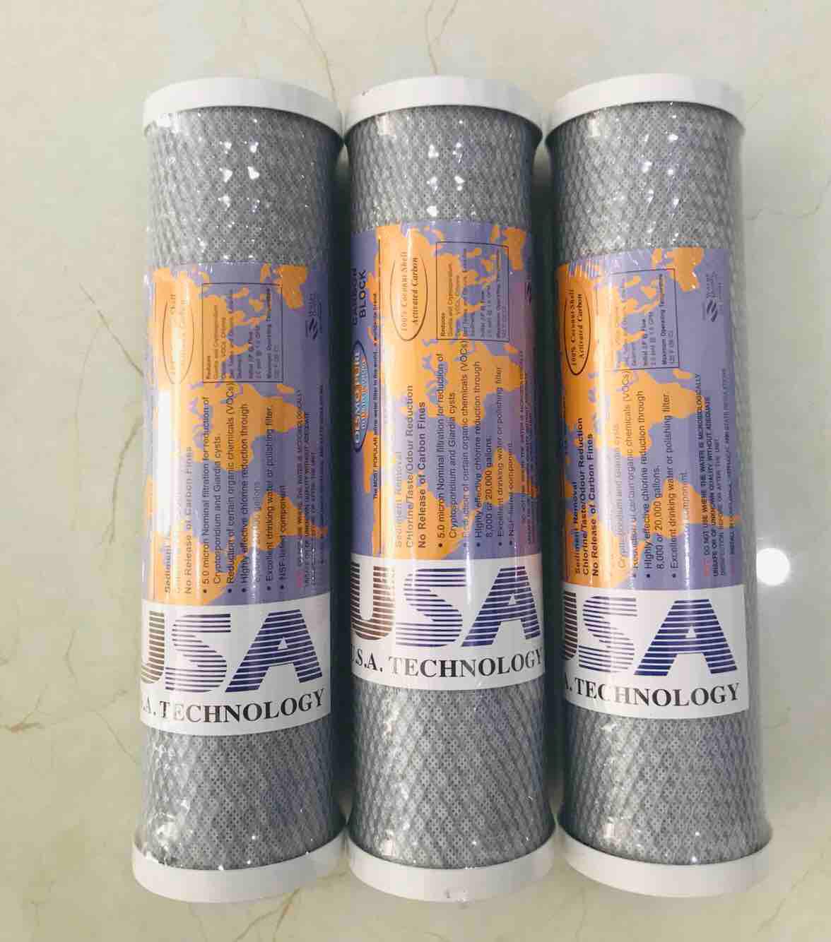Lõi lọc nước CTO - Combo 3 lõi Taiwan