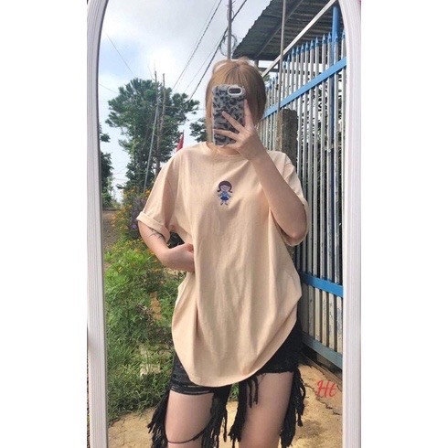 Áo 3D cô gái đeo kính HT11