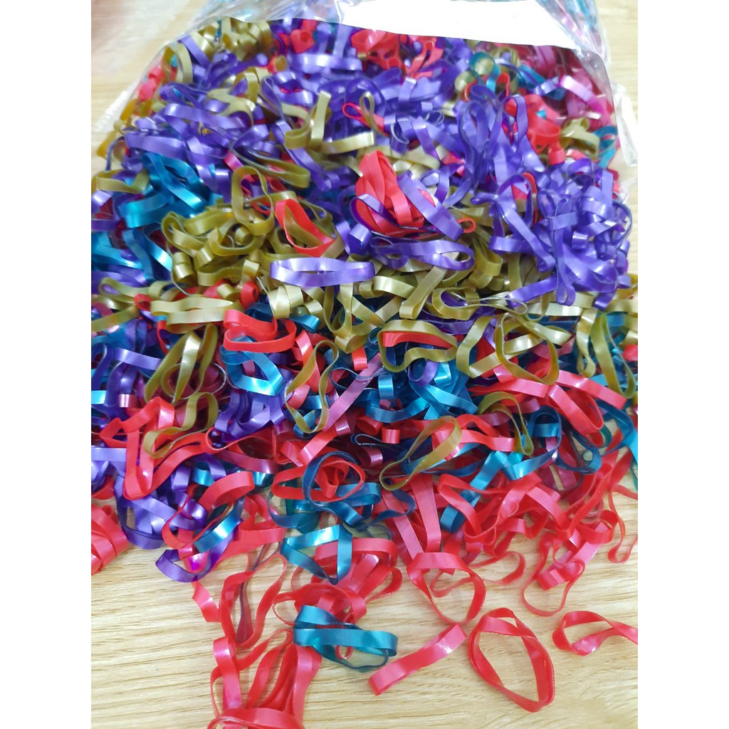[HCM]100g thun cột tóc thái nhiều màu sắc