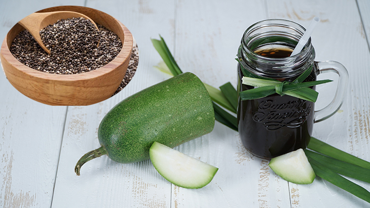 COMBO TRÀ BÍ ĐAO HẠT CHIA