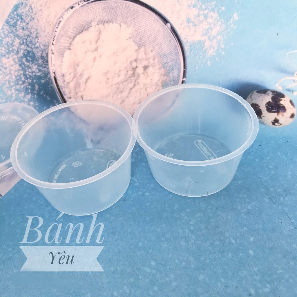 HỘP BÁNH FLAN TRÒN MẪU SỐ 1 ( Lốc 50 cái )