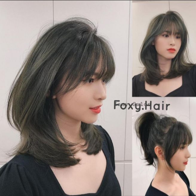 SET NHUỘM MÀU RÊU ĐÁ (KÈM OXI TRỢ NHUỘM)
