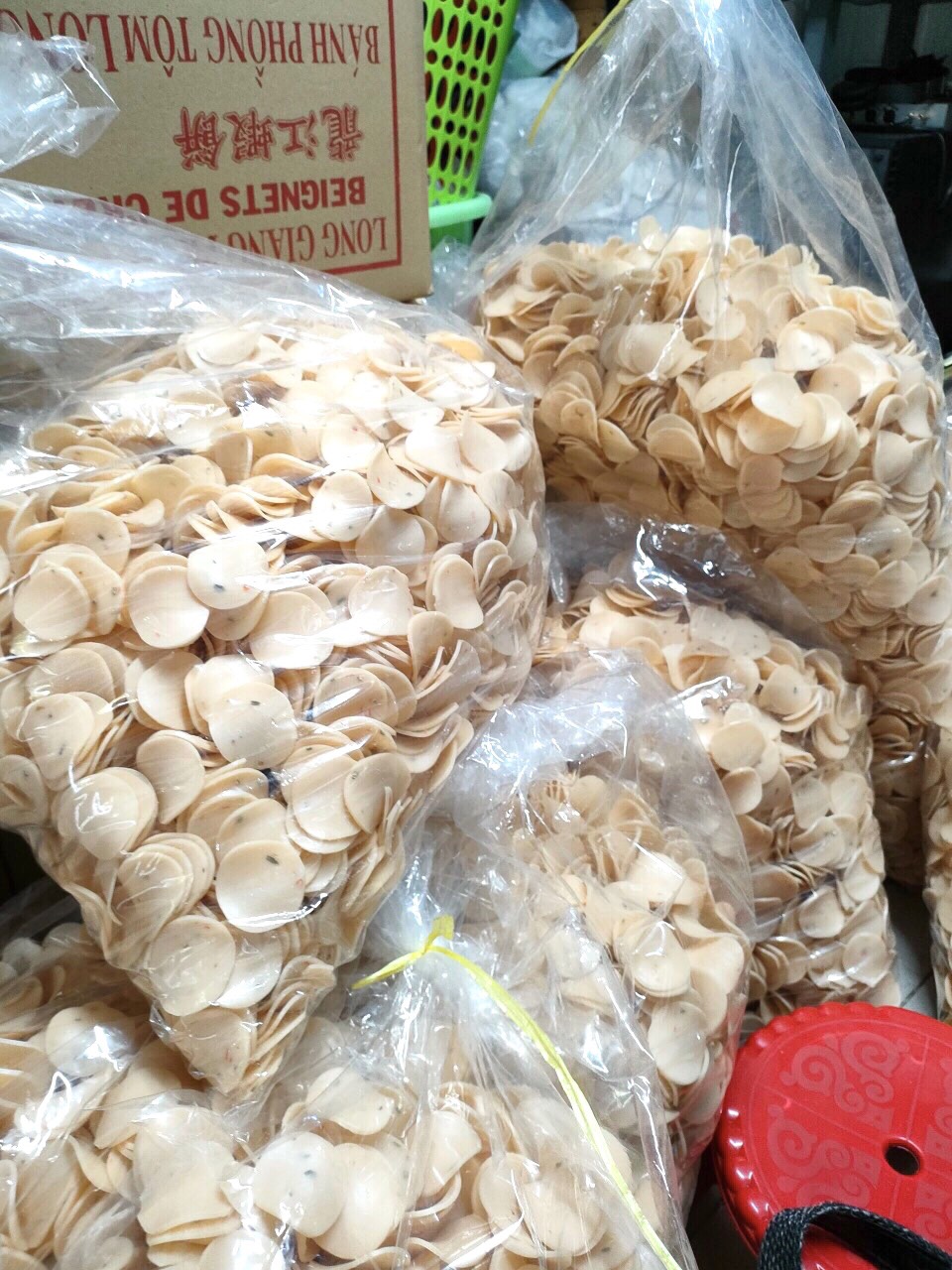 [BD] BÁNH PHỒNG TÔM TIÊU HÀNH ỚT GÓI 500G