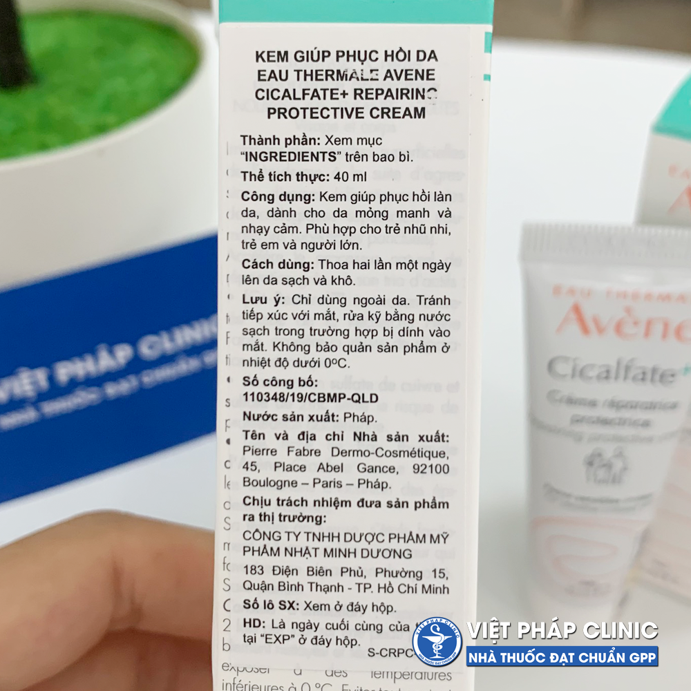 AVENE CICALFATE+ - KEM PHỤC HỒI DA - LIỀN SẸO - GIẢM THÂM