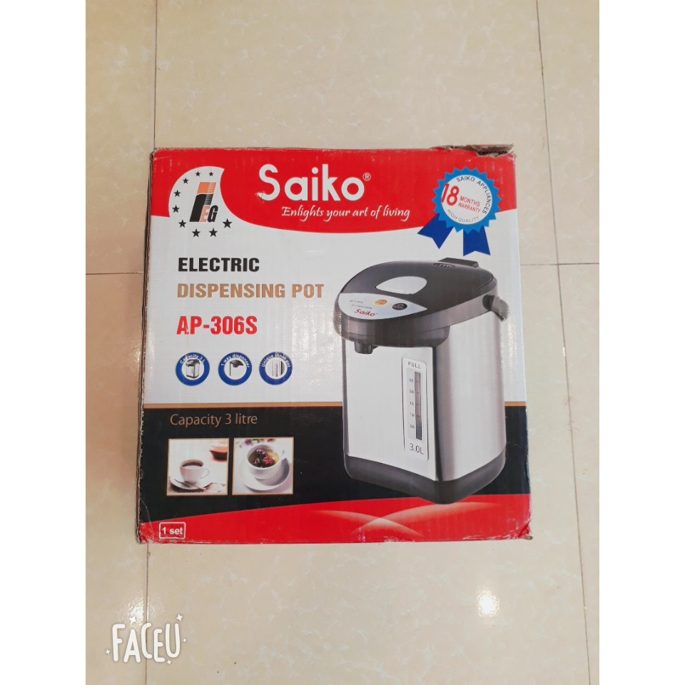 BÌNH THỦY ĐIỆN SAIKO AP-306S