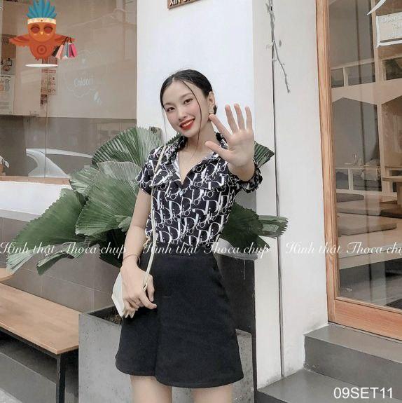 Áo sơ mi họa tiết Di 1132A20B1