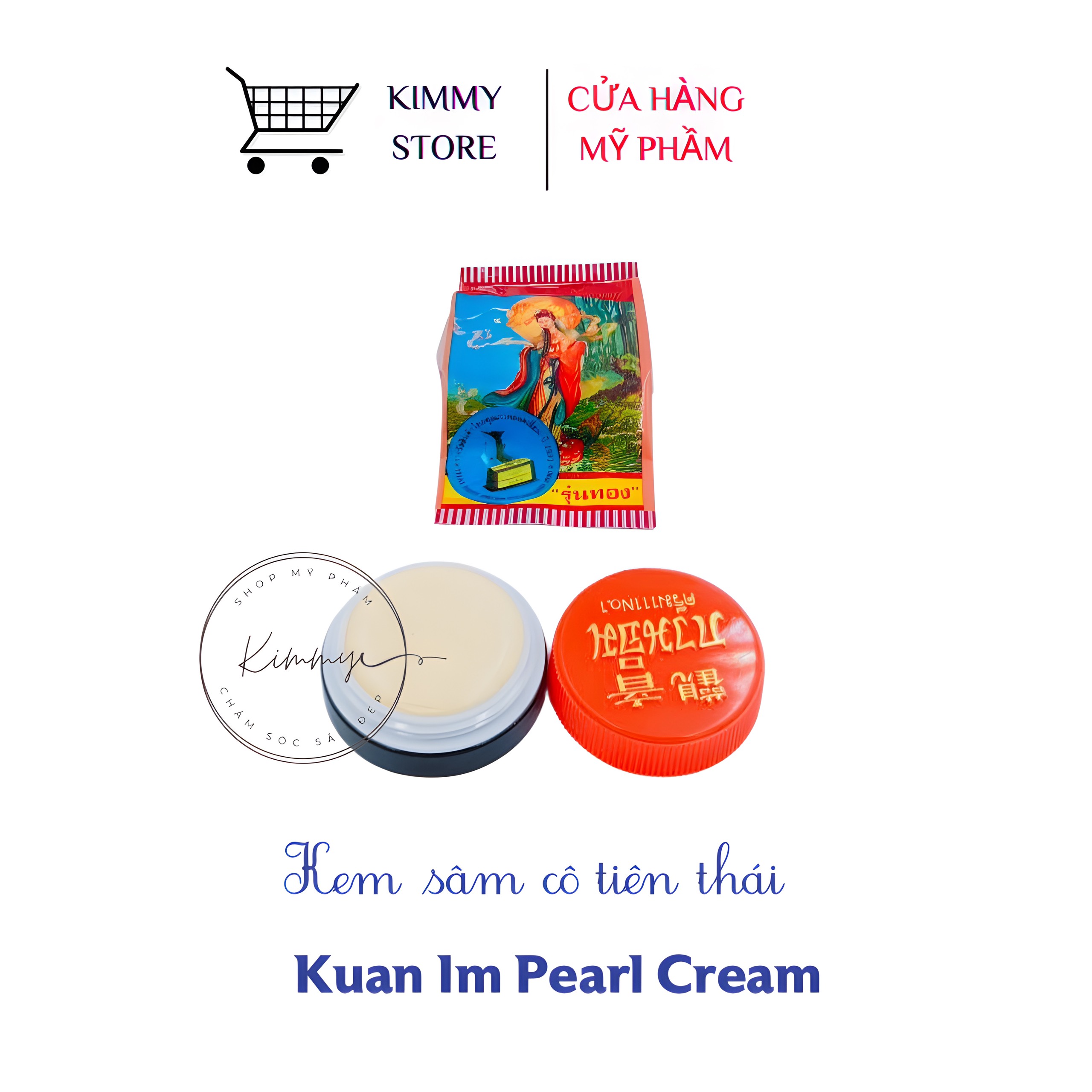 [HCM]Lẻ 1 hộp kem trắng da sâm cô tiên thái đỏ
