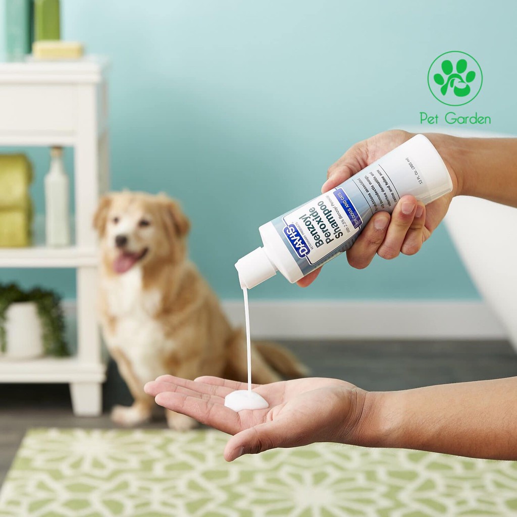 SỮA TẮM VIÊM DA CHO CHÓ DAVIS BENZOYL 355ml
