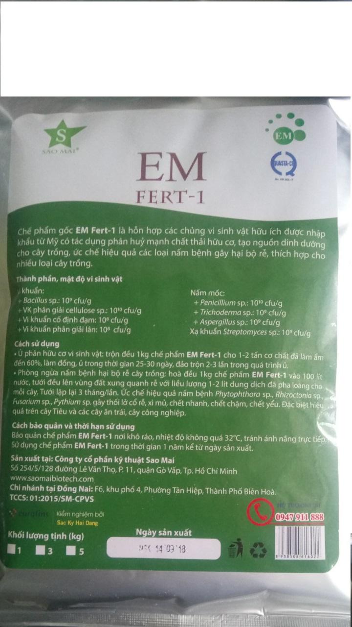 1KG Chế phẩm Ủ PHÂN GÀ, HEO nấm đối kháng Trichoderma