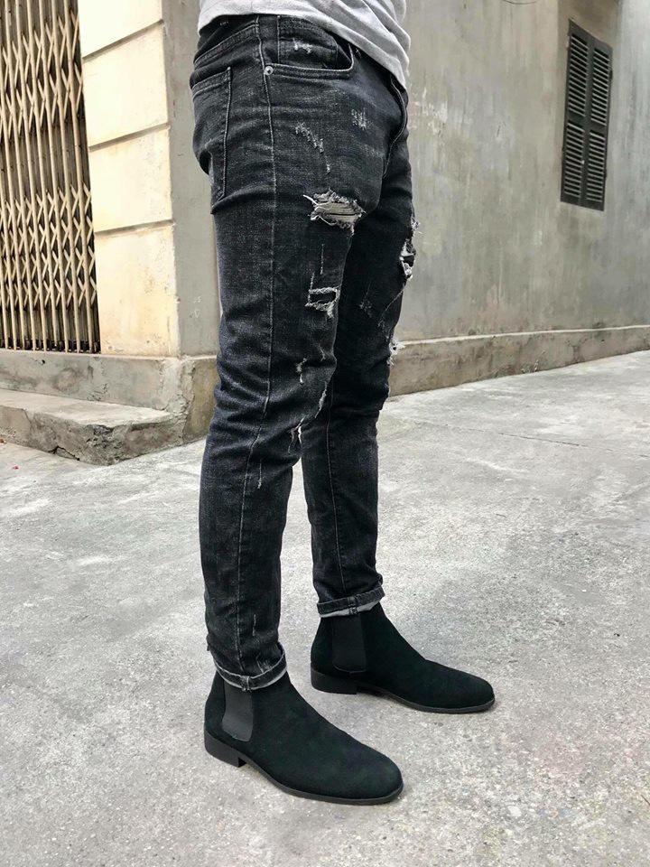 (4 màu ) Giày nam,Boot nam chelsea boot kiểu dáng hàn quốc
