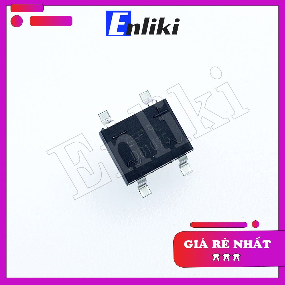 Diode Cầu  1A 1000V DB107S SOP4