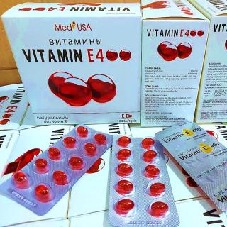 Viên Uống Đẹp Da Vitamin E đỏ thành phần 4000mcg nhập khẩu Nga sáng mịn da thumbnail