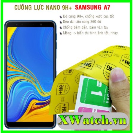 Cường lực dẻo nano 9h samsung galaxy a7 2017, 2018