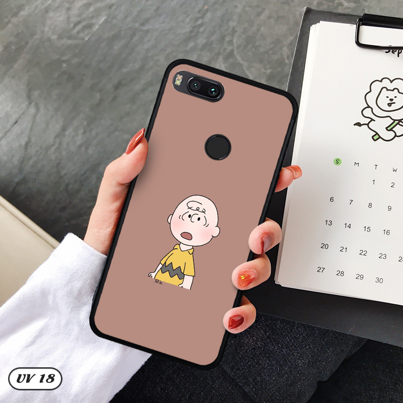 Ốp Xiaomi Mi A1 lưng nhám -ngộ nghĩnh