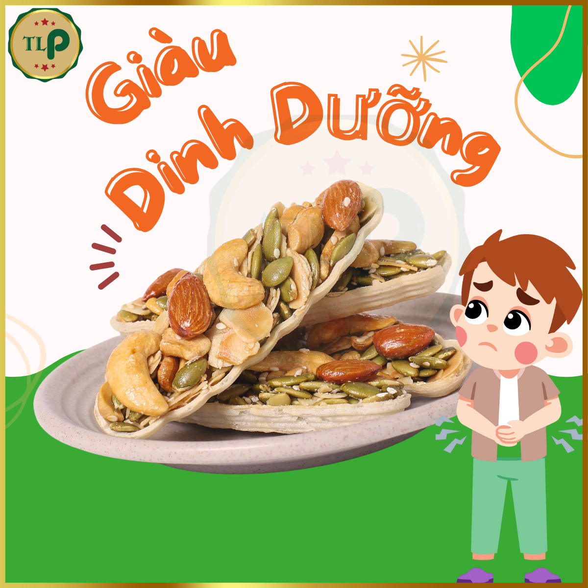 BÁNH THUYỀN MIX HẠT TÂN LỘC PHÁT BỊCH 500G