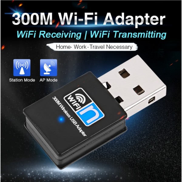 Bảng giá USB wifi -usb thu sóng wifi cực mạnh tốc độ 300Mbps cho máy tính, laptop (Không râu) - BIG BANG VIỆT NAM Phong Vũ