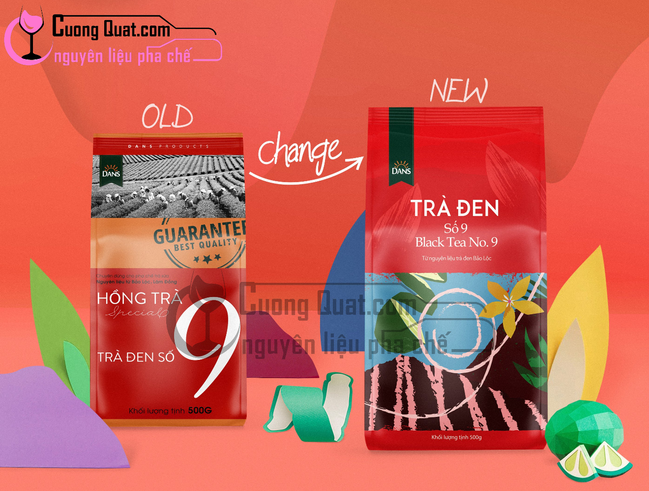 Black Tea No. 9 Dans 500Gr Pack - Strong Traditional Tea Flavor