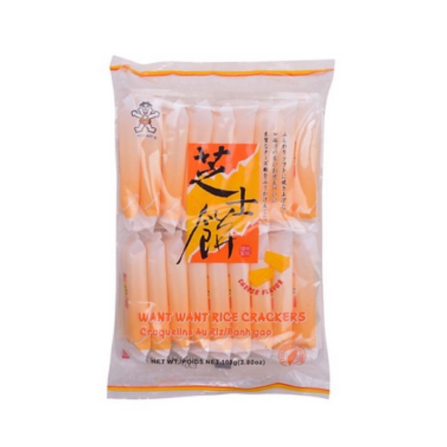 Bánh gạo want want vị phomai 108g