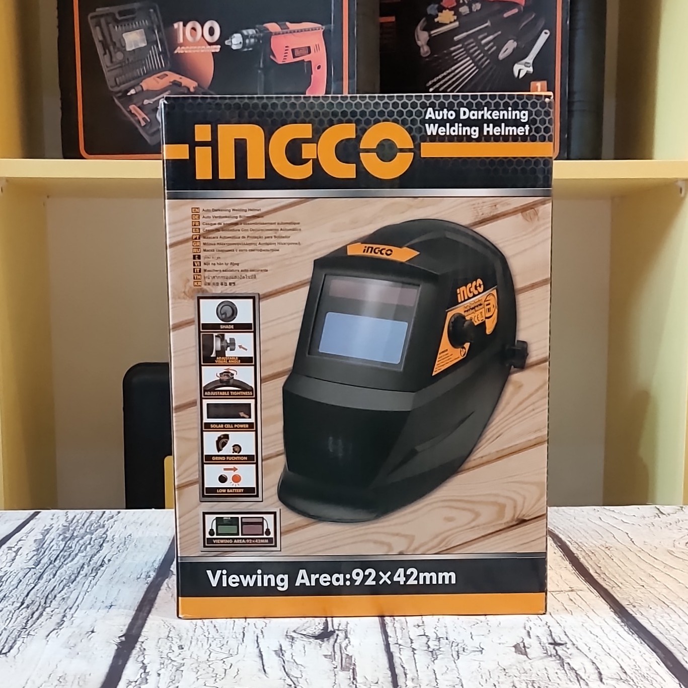 Mặt Nạ Hàn Tự Động INGCO AHM008