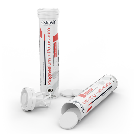 OstroVit Magnesium + Potassium 20 effervescent tablets grapefruit