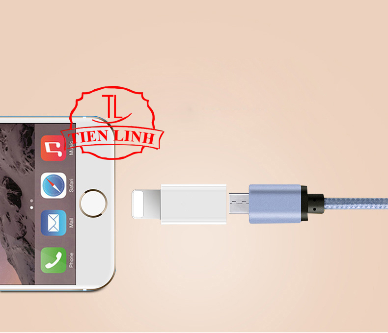 Bộ cáp Chuyển Đổi Từ Micro USB sang Lightning (Sạc Pin và Truyền Dữ Liệu)