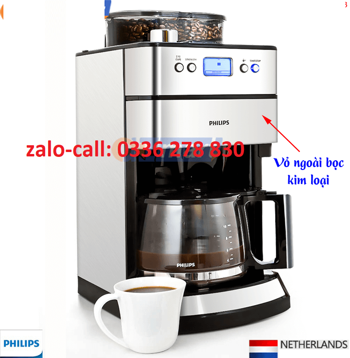 MÁY PHA CÀ PHÊ TỰ ĐỘNG PHILIPS HD7751