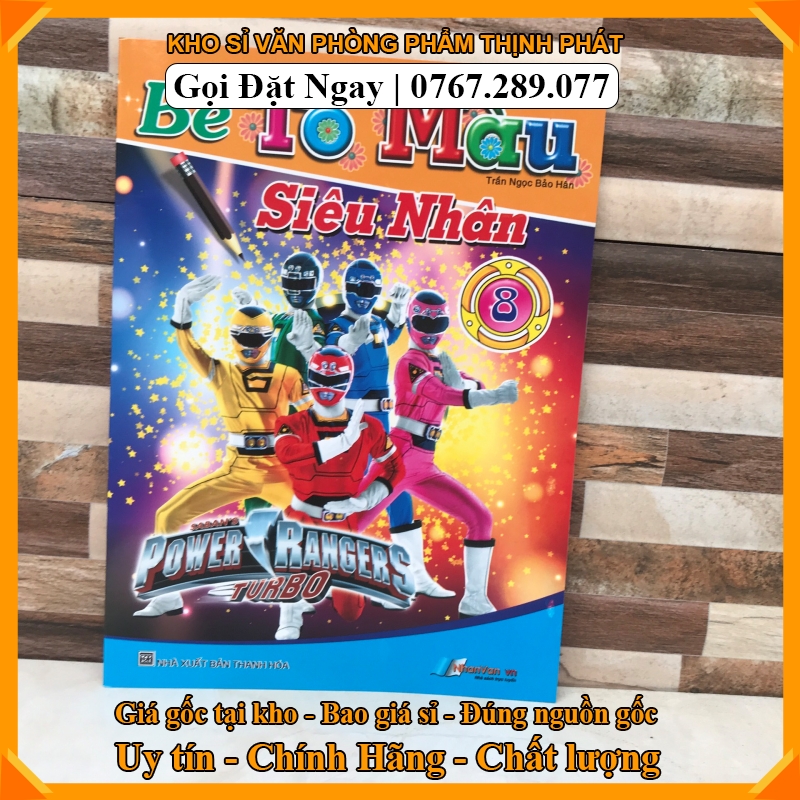 tập tô  màu siêu nhân