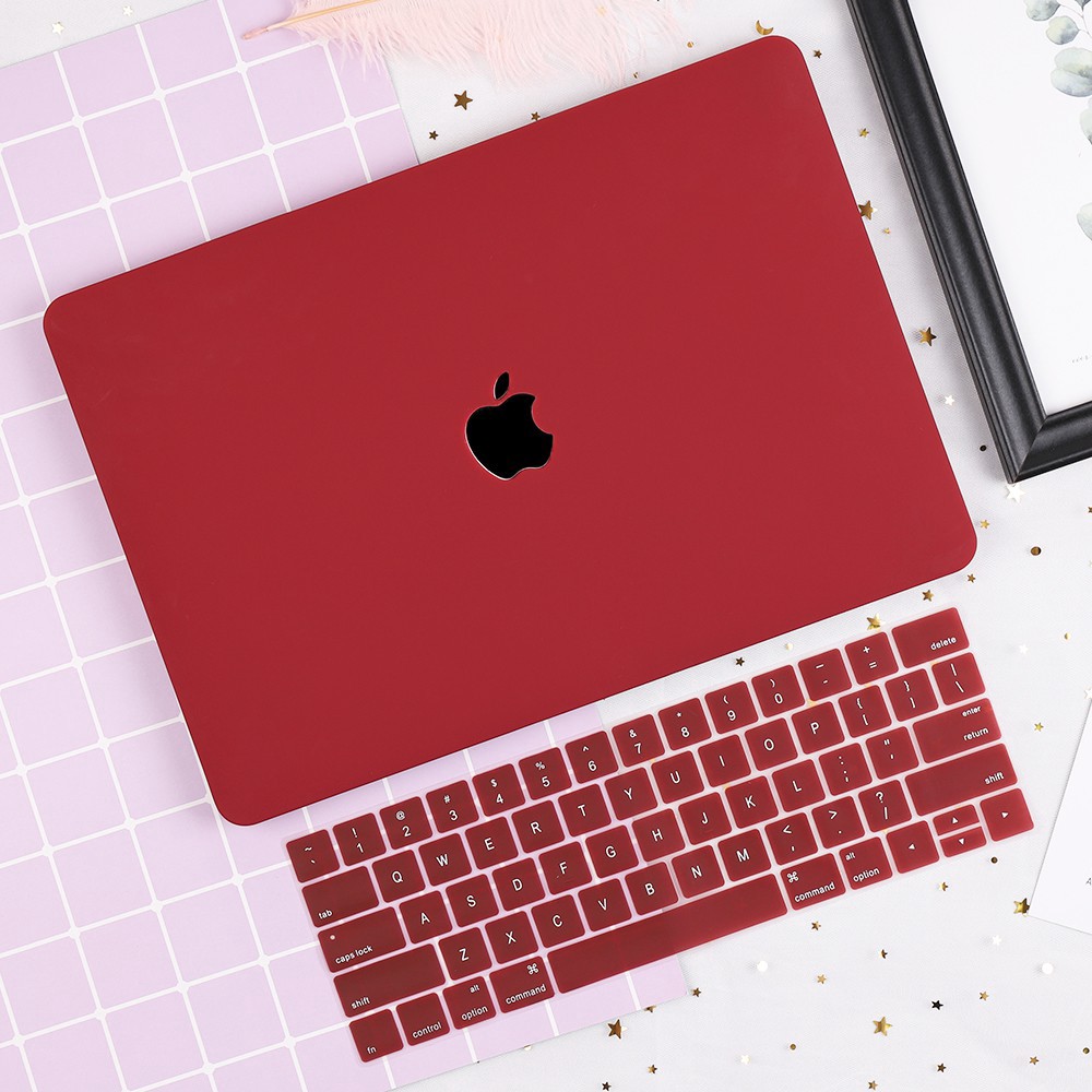 Case ốp lưng Macbook kèm tấm phủ bàn phím silicon