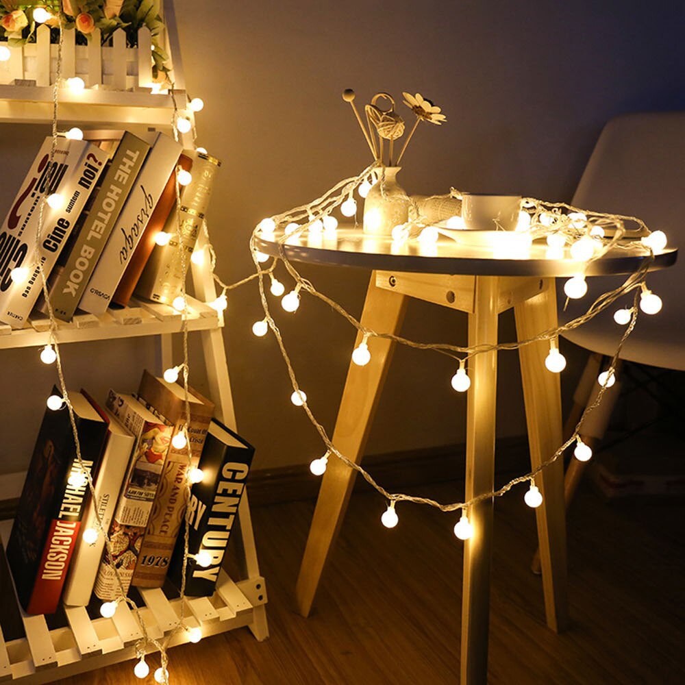 Dây đèn led bóng hình tròn 💖freeship💖 đèn led trang trí tiệc cherry ball