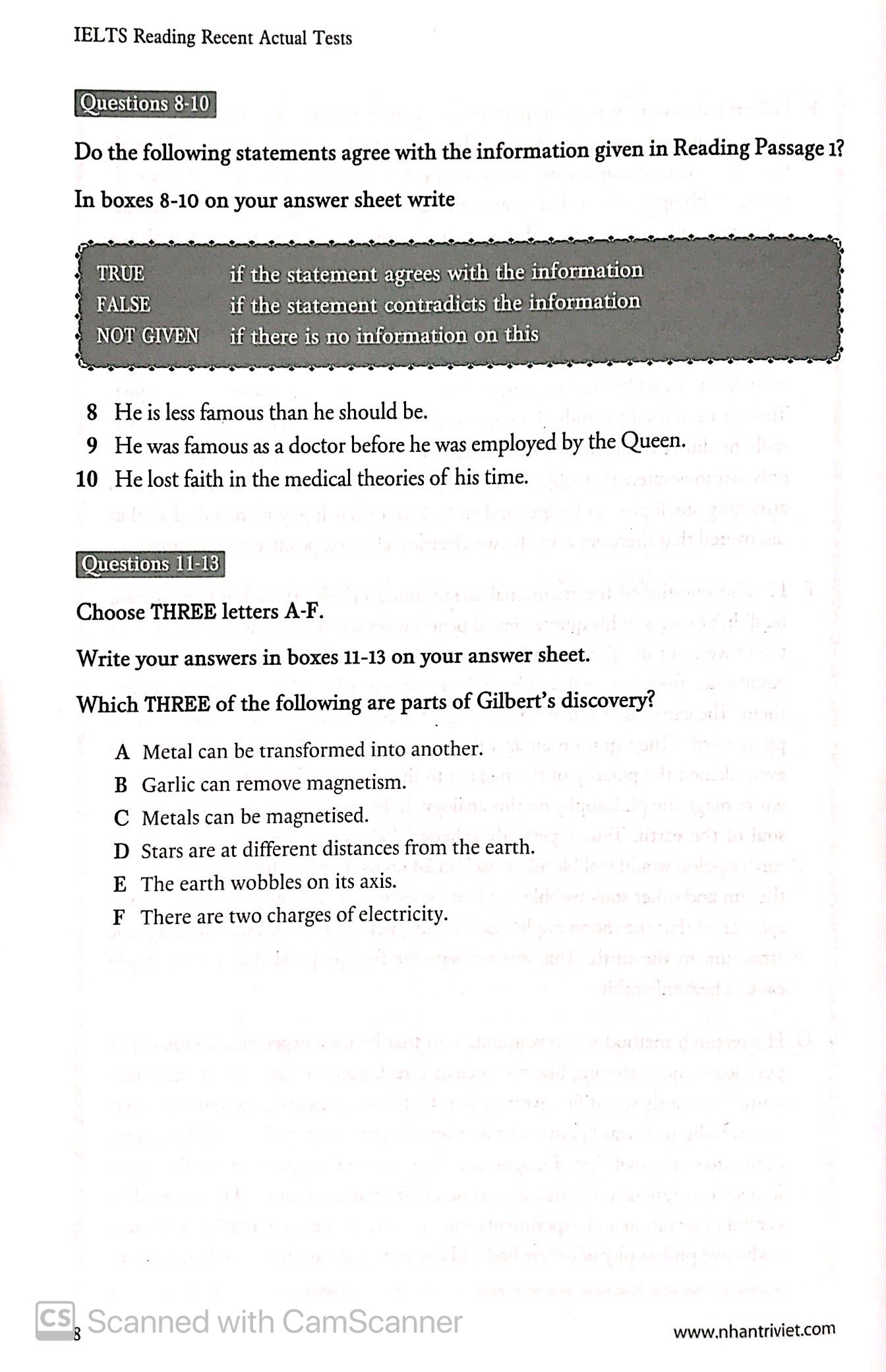 Sách Fahasa - Ielts Reading Recent Actual Tests