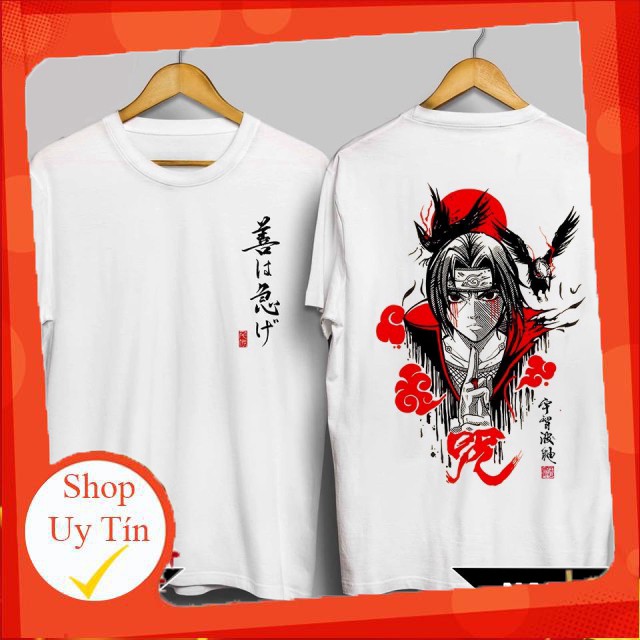 Áo uchiha itachi naruto siêu độc | áo thun naruto unisex itachi đẹp1