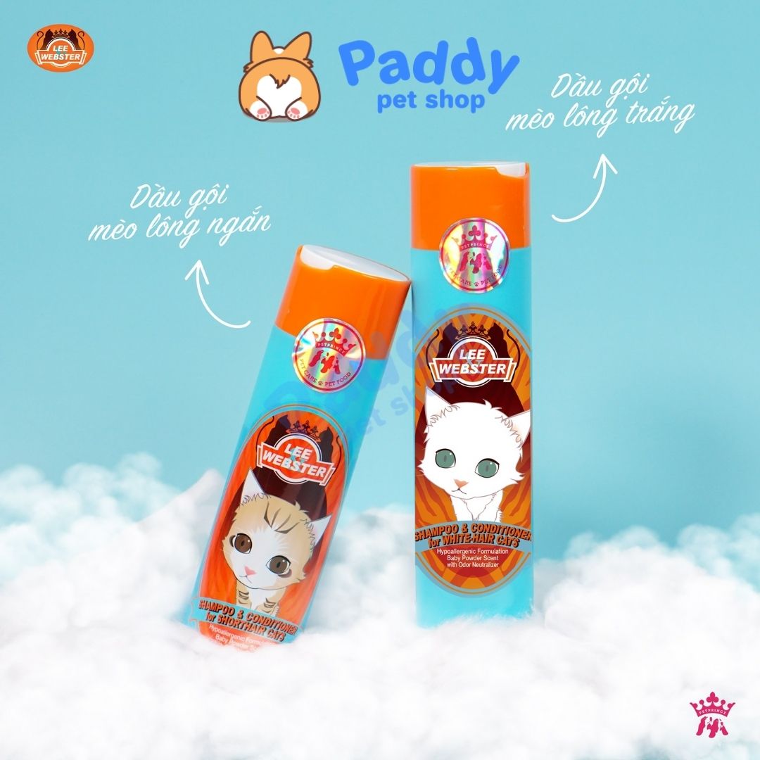 Sữa Tắm Cho Mèo Gội & Xả Lee & Webster 280g